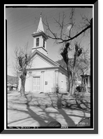 Historic Framed Print, Sierra City Road (Church), Downieville, Sierra County, CA,  17-7/8" x 21-7/8"