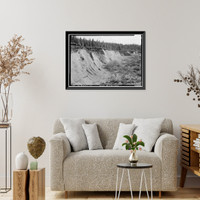 Hydraulic Mine, Downieville vicinity, Sierra County, CA, Historic Print