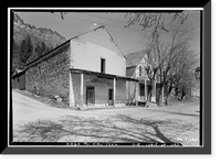 Historic Framed Print, Main Street (Commercial Buildings), Sierra City, Sierra County, CA,  17-7/8" x 21-7/8"