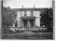 Benicia Arsenal, Duplex Officer's Quarters, Benicia, Solano County, CA, Antique Poster
