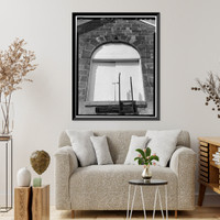 Historic Framed Print, Benicia Arsenal, Storehouses & Engine House, Benicia, Solano County, CA - 4,  17-7/8" x 21-7/8"