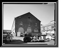 Historic Framed Print, Mare Island Naval Shipyard, Pattern Shop, Near State Highway 37, Vallejo, Solano County, CA - 5,  17-7/8" x 21-7/8"