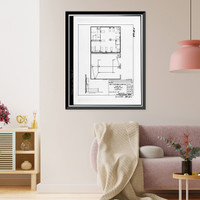Historic Framed Print, Mare Island Naval Shipyard, Firehouse, Vallejo, Solano County, CA - 8,  17-7/8" x 21-7/8"