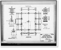 Mare Island Naval Shipyard, Firehouse, Vallejo, Solano County, CA - 11, Antique Print