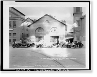 Mare Island Naval Shipyard, Firehouse, Vallejo, Solano County, CA - 31, Vintage Print