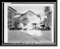Mare Island Naval Shipyard, Firehouse, Vallejo, Solano County, CA - 31, Vintage Print