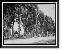 Historic Framed Print, Mare Island Naval Shipyard, St. Peter's Chapel, Walnut Street & Cedar Parkway, Vallejo, Solano County, CA,  17-7/8" x 21-7/8"