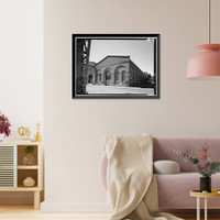 Historic Framed Print, Mare Island Naval Shipyard, Smithery, California Avenue, west side at California Avenue, Vallejo, Solano County, CA - 2,  17-7/8" x 21-7/8"