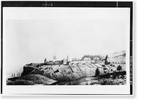 Fort Ross, Fort Ross, Sonoma County, CA - 5, Antique Print