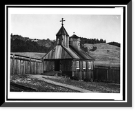Fort Ross, Russian Chapel, Fort Ross, Sonoma County, CA - 6, Vintage Print