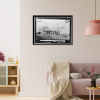 Fort Ross, Russian Barracks, Fort Ross, Sonoma County, CA - 4, Historic Print