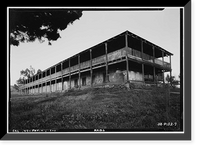 Historic Framed Print, Vallejo Adobe, Adobe Road at Casa Grande, Petaluma vicinity, Sonoma County, CA,  17-7/8" x 21-7/8"