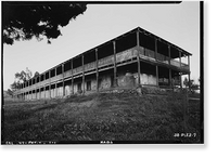 Historic Framed Print, Vallejo Adobe, Adobe Road at Casa Grande, Petaluma vicinity, Sonoma County, CA,  17-7/8" x 21-7/8"