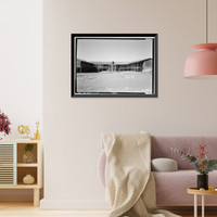Historic Framed Print, Vallejo Adobe, Adobe Road at Casa Grande, Petaluma vicinity, Sonoma County, CA - 5,  17-7/8" x 21-7/8"
