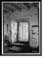 Historic Framed Print, Vallejo Adobe, Adobe Road at Casa Grande, Petaluma vicinity, Sonoma County, CA - 10,  17-7/8" x 21-7/8"
