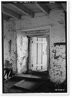 Historic Framed Print, Vallejo Adobe, Adobe Road at Casa Grande, Petaluma vicinity, Sonoma County, CA - 10,  17-7/8" x 21-7/8"