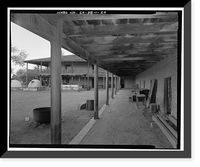 Historic Framed Print, Vallejo Adobe, Adobe Road at Casa Grande, Petaluma vicinity, Sonoma County, CA - 10,  17-7/8" x 21-7/8"
