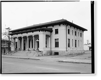 Santa Rosa Post Office & Federal Building, 401 Fifth Street (moved to Seventh Street), Santa Rosa, Sonoma County, CA, Vintage Wall Art