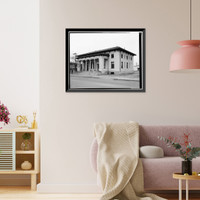 Santa Rosa Post Office & Federal Building, 401 Fifth Street (moved to Seventh Street), Santa Rosa, Sonoma County, CA, Vintage Wall Art