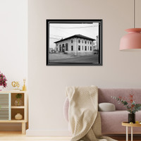 Santa Rosa Post Office & Federal Building, 401 Fifth Street (moved to Seventh Street), Santa Rosa, Sonoma County, CA - 2, Historic Print