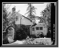Luther Burbank House, 200 Santa Rosa Avenue, Santa Rosa, Sonoma County, CA - 4, Antique Poster