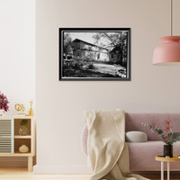 Historic Framed Print, Vallejo Chalet, Sonoma, Sonoma County, CA,  17-7/8" x 21-7/8"