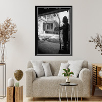Historic Framed Print, Temelec Hall, 20750 Arnold Avenue, Sonoma, Sonoma County, CA - 2,  17-7/8" x 21-7/8"