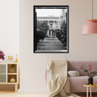 Historic Framed Print, Temelec Hall, 20750 Arnold Avenue, Sonoma, Sonoma County, CA - 3,  17-7/8" x 21-7/8"