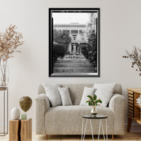 Historic Framed Print, Temelec Hall, 20750 Arnold Avenue, Sonoma, Sonoma County, CA - 3,  17-7/8" x 21-7/8"