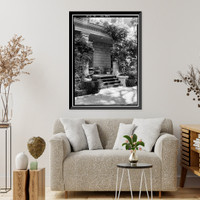 Historic Framed Print, Temelec Hall, 20750 Arnold Avenue, Sonoma, Sonoma County, CA - 8,  17-7/8" x 21-7/8"