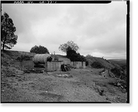 Mountain King Gold Mine & Mill, 4.3 Air miles Northwest of Copperopolis, Copperopolis vicinity, Calaveras County, CA, Historic Reproduction
