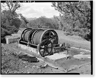 Mountain King Gold Mine & Mill, 4.3 Air miles Northwest of Copperopolis, Copperopolis vicinity, Calaveras County, CA - 3, Antique Poster