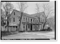 John Reddick House, Highway 49, Fourth Crossing, Calaveras County, CA, Antique Print