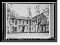 John Reddick House, Highway 49, Fourth Crossing, Calaveras County, CA - 4, Antique Print