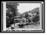 Frame Commercial Buildings & Houses, Jesus Maria, Calaveras County, CA, Vintage Wall Art