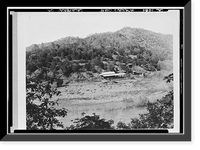 Frame Roaring Camp Buildings, Roaring Camp, Calaveras County, CA, Antique Poster