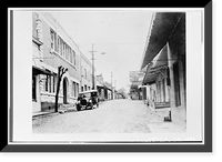 Historic Framed Print, San Andreas, General View, Main Street, San Andreas, Calaveras County, CA,  17-7/8" x 21-7/8"