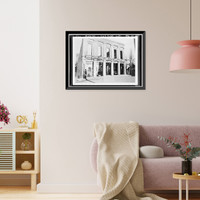 Historic Framed Print, Metropolitan Hotel, San Andreas, Calaveras County, CA - 3,  17-7/8" x 21-7/8"