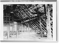 Tulloch Mill, Stanislaus River, Knights Ferry, Stanislaus County, CA - 9, Historic Print