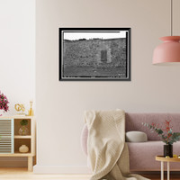 Historic Framed Print, Tulloch Mill, Warehouse, Knights Ferry, Stanislaus County, CA,  17-7/8" x 21-7/8"