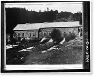 Battle Creek Hydroelectric System, Battle Creek & Tributaries, Red Bluff vicinity, Tehama County, CA Classic, Antique Print