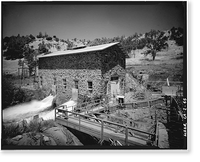 Battle Creek Hydroelectric System, Battle Creek & Tributaries, Red Bluff vicinity, Tehama County, CA - 45, Antique Print