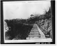 Battle Creek Hydroelectric System, Battle Creek & Tributaries, Red Bluff vicinity, Tehama County, CA - 139, Historic Reproduction
