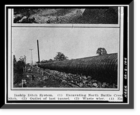 Battle Creek Hydroelectric System, Battle Creek & Tributaries, Red Bluff vicinity, Tehama County, CA - 144, Antique Print