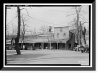 Historic Framed Print, Weaverville, General View, Weaverville, Trinity County, CA - 3,  17-7/8" x 21-7/8"