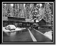 Camp Kaweah Historic District, Giant Forest Market, Giant Forest Village, Tulare County, CA, Antique Poster