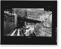 Tule River Hydroelectric Complex, Tule River Bridge, Spanning North Fork of Middle Fork of Tule River, Springville vicinity, Tulare County, CA - 15, Vintage Poster