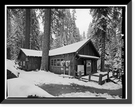 Giant Forest Lodge Historic District, Registration Building, Three Rivers vicinity, Tulare County, CA - 3, Historic Print