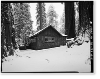 Giant Forest Lodge Historic District, Registration Building, Three Rivers vicinity, Tulare County, CA - 5, Antique Wall Art