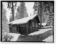 Giant Forest Lodge Historic District, General Office Building, Three Rivers vicinity, Tulare County, CA Classic, Antique Wall Art